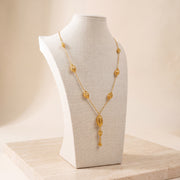 7 Piece RP Mala Necklace 65 on travertine