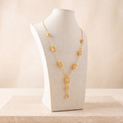 7 Piece RP Mala Necklace 77 on travertine