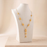 7 Piece RP Mala Necklace 78 on travertine