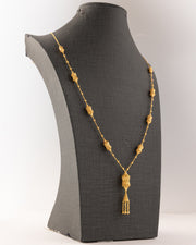 7 Pieces RP Mala (D103) - Silver 925 & Gold Plated - Falaq Jewellery Oman