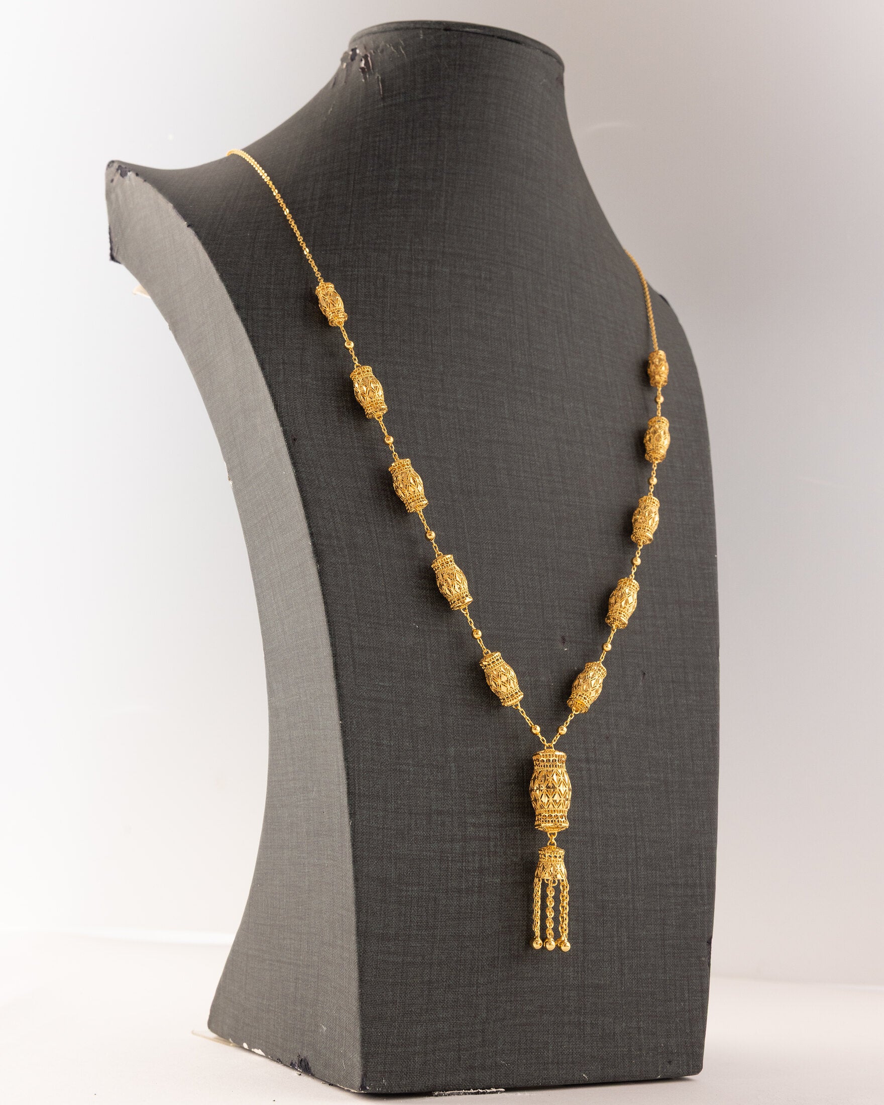 7 Pieces RP Mala (D105) - Silver 925 & Gold Plated - Falaq Jewellery Oman