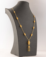 7 Pieces RP Mala (D108) - Silver 925 & Gold Plated - Falaq Jewellery Oman