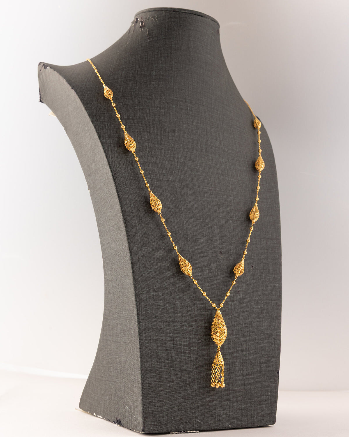7 Pieces RP Mala (D109) - Silver 925 & Gold Plated - Falaq Jewellery Oman