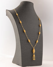 7 Pieces RP Mala (D110) - Silver 925 & Gold Plated - Falaq Jewellery Oman