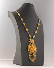 Adult Casting Mala (D71) - 925 Silver & 24K Gold Plated - Falaq Jewellery Oman