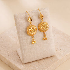 Casting Earrings (D49) on travertine