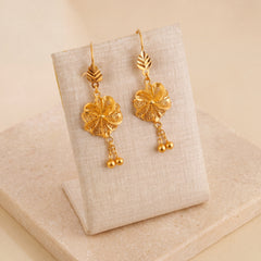 Casting Earrings (D69) on travertine