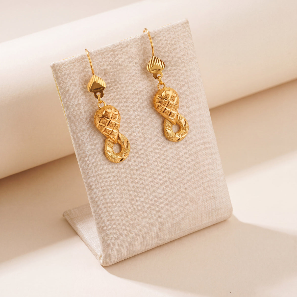 Casting Earrings (D79), 925 silver 24K gold plated