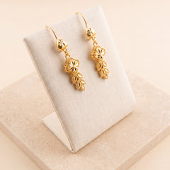 Casting Earrings (D91) on travertine