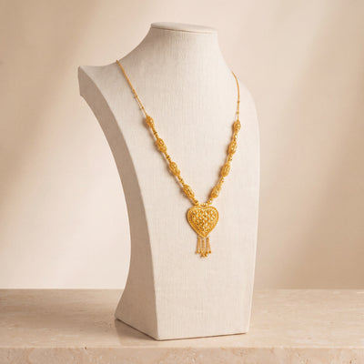 Casting Mala Necklace 1 - 925 Silver & 24K Gold Plated