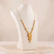 Casting Mala Necklace 20 on travertine