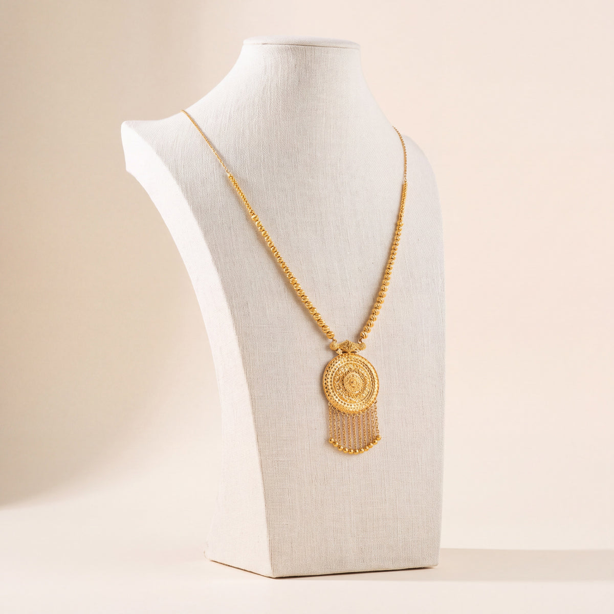 Casting Mala Necklace 48, 925 silver 24K gold plated