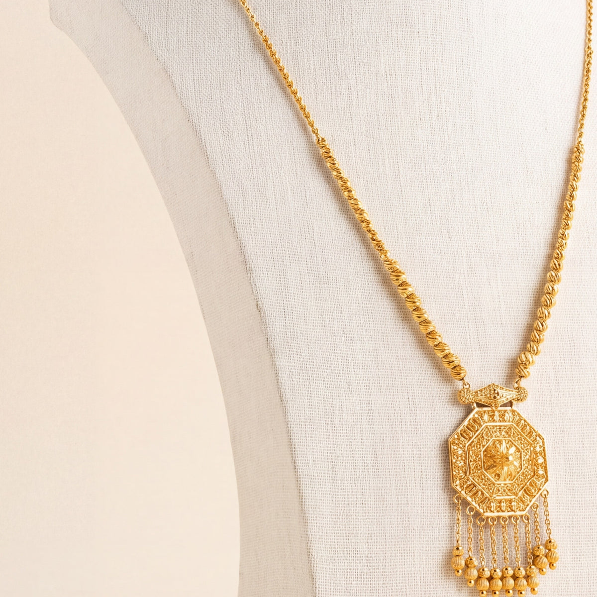 Casting Mala Necklace 55 design detail