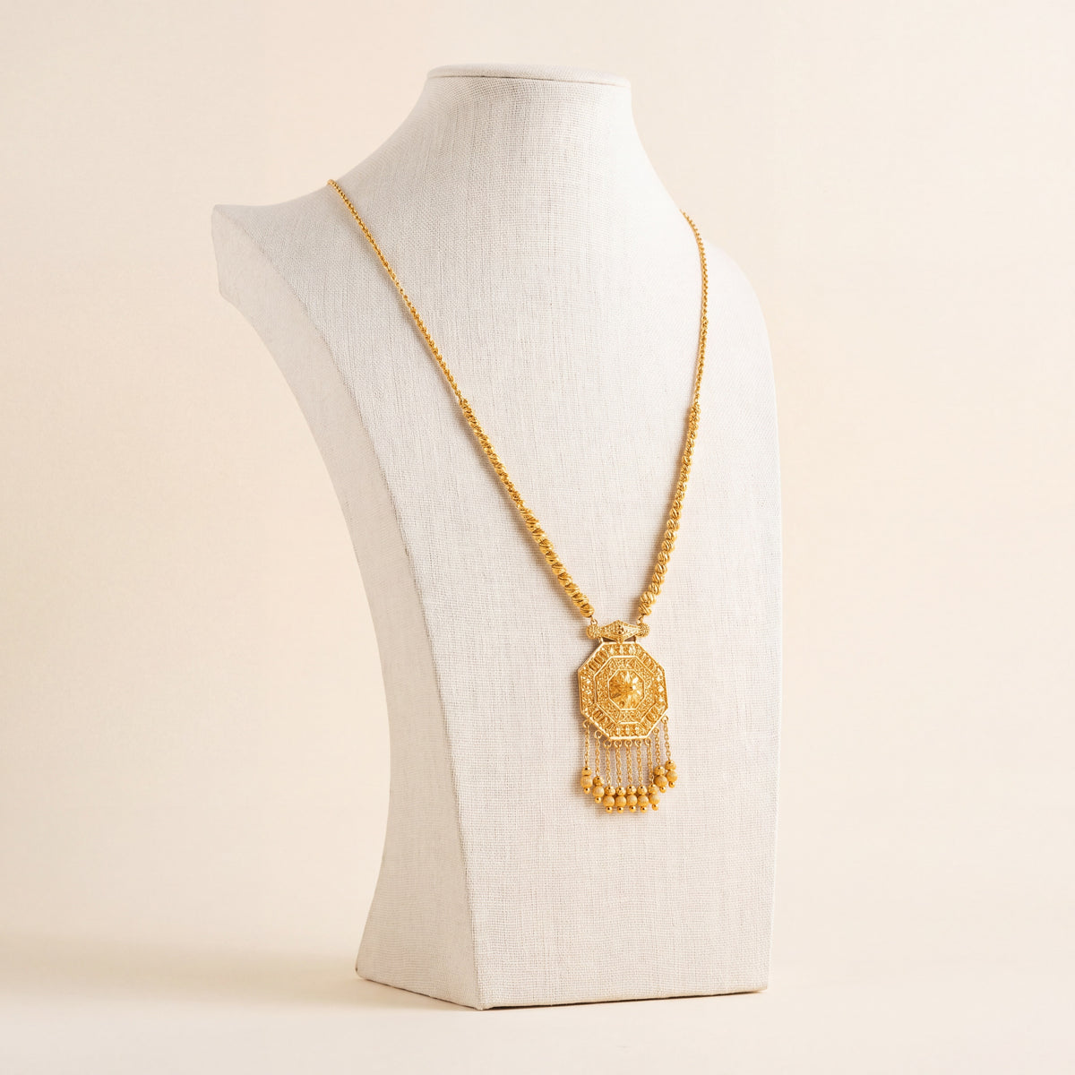 Casting Mala Necklace 55, 925 silver 24K gold plated