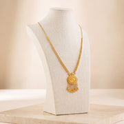 Casting Mala Necklace 58 on travertine
