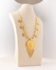 Casting Moria (D88) - 925 Silver & 24K Gold Plated - Falaq Jewellery Oman