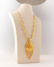Casting Moria (D89) - 925 Silver & 24K Gold Plated - Falaq Jewellery Oman
