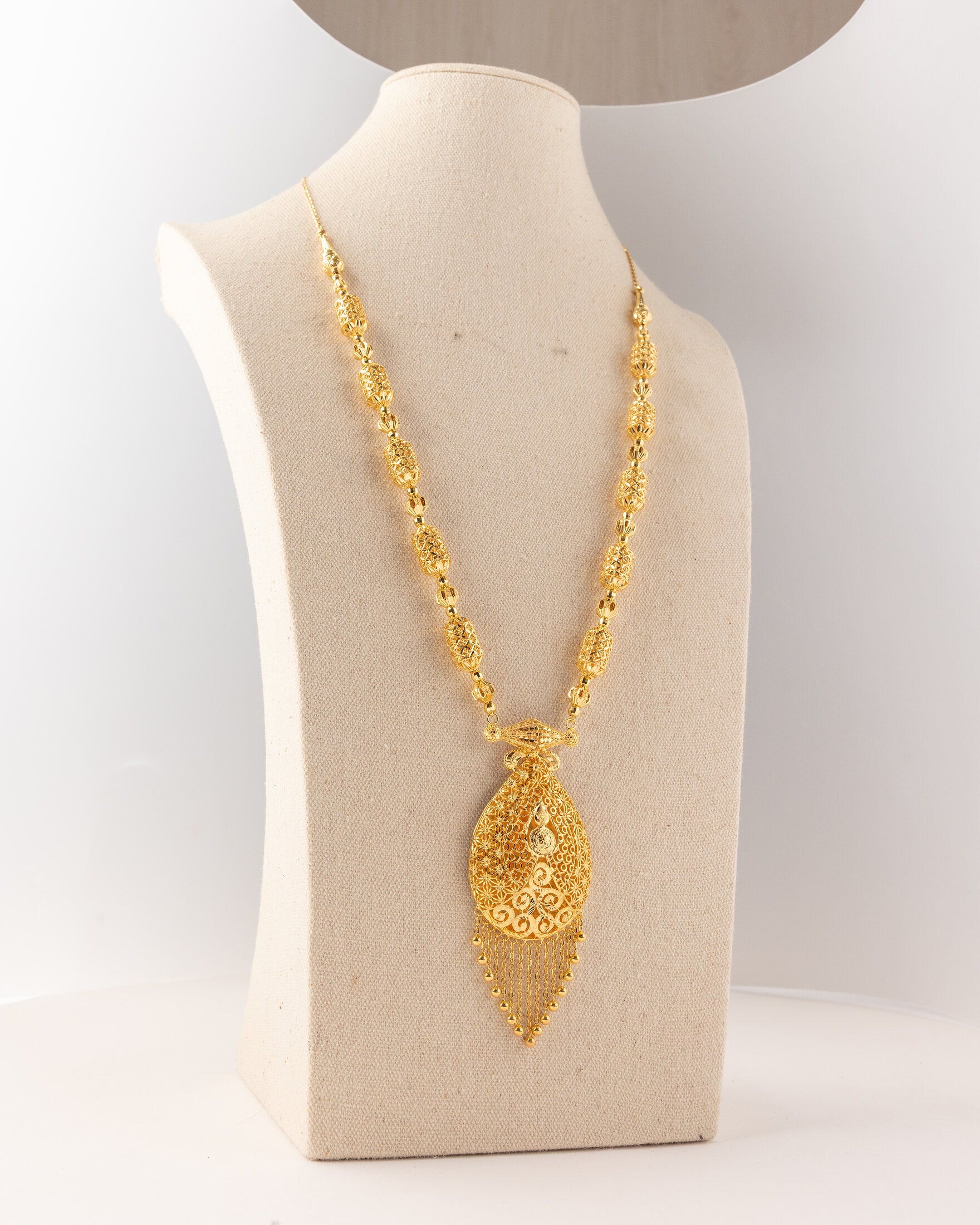 Casting Moria (D91) - 925 Silver & 24K Gold Plated - Falaq Jewellery Oman