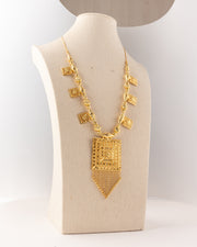 Casting Moria (D92) - 925 Silver & 24K Gold Plated - Falaq Jewellery Oman