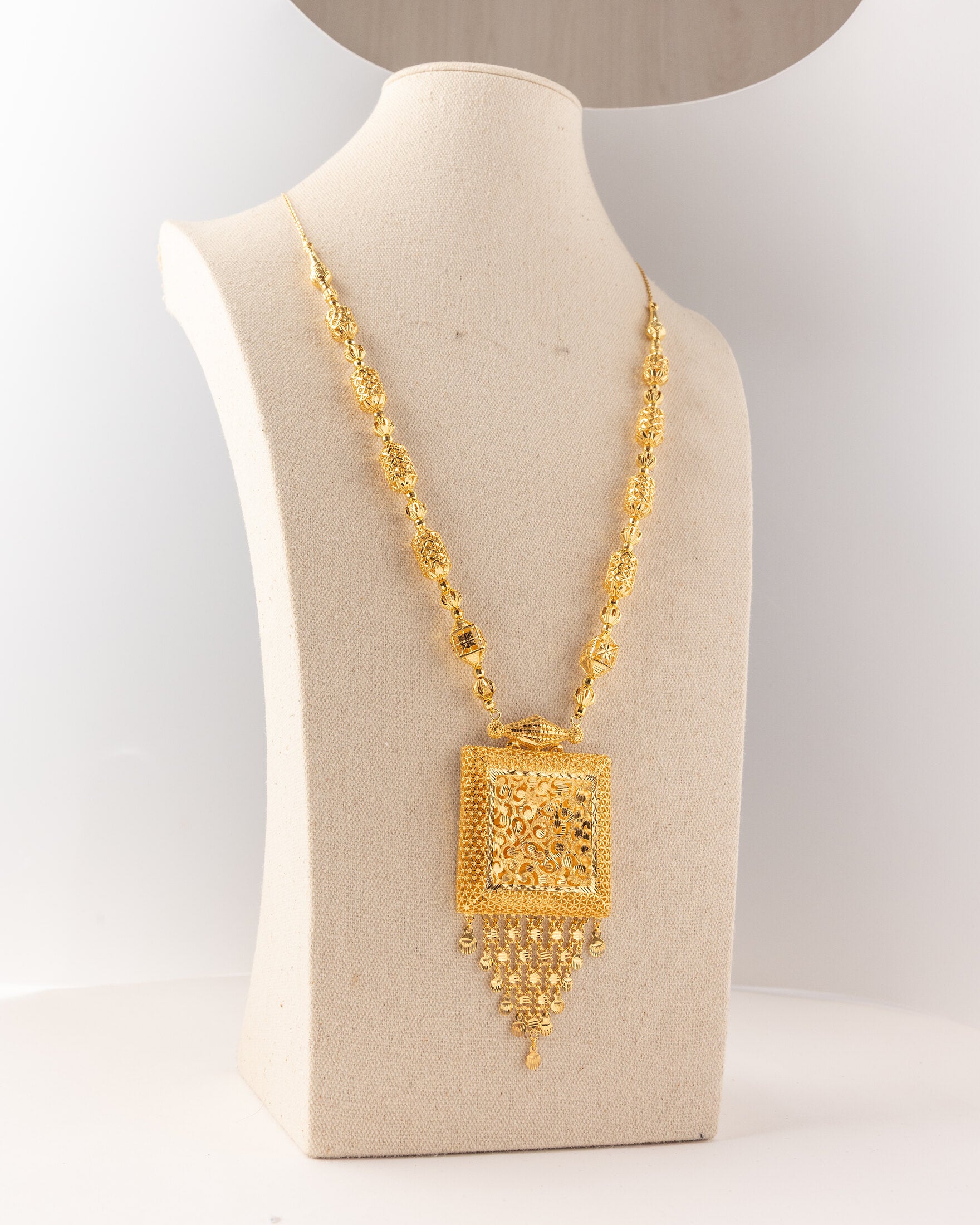 Casting Moria (D93) - 925 Silver & 24K Gold Plated - Falaq Jewellery Oman