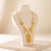 Casting Necklace 14 on travertine
