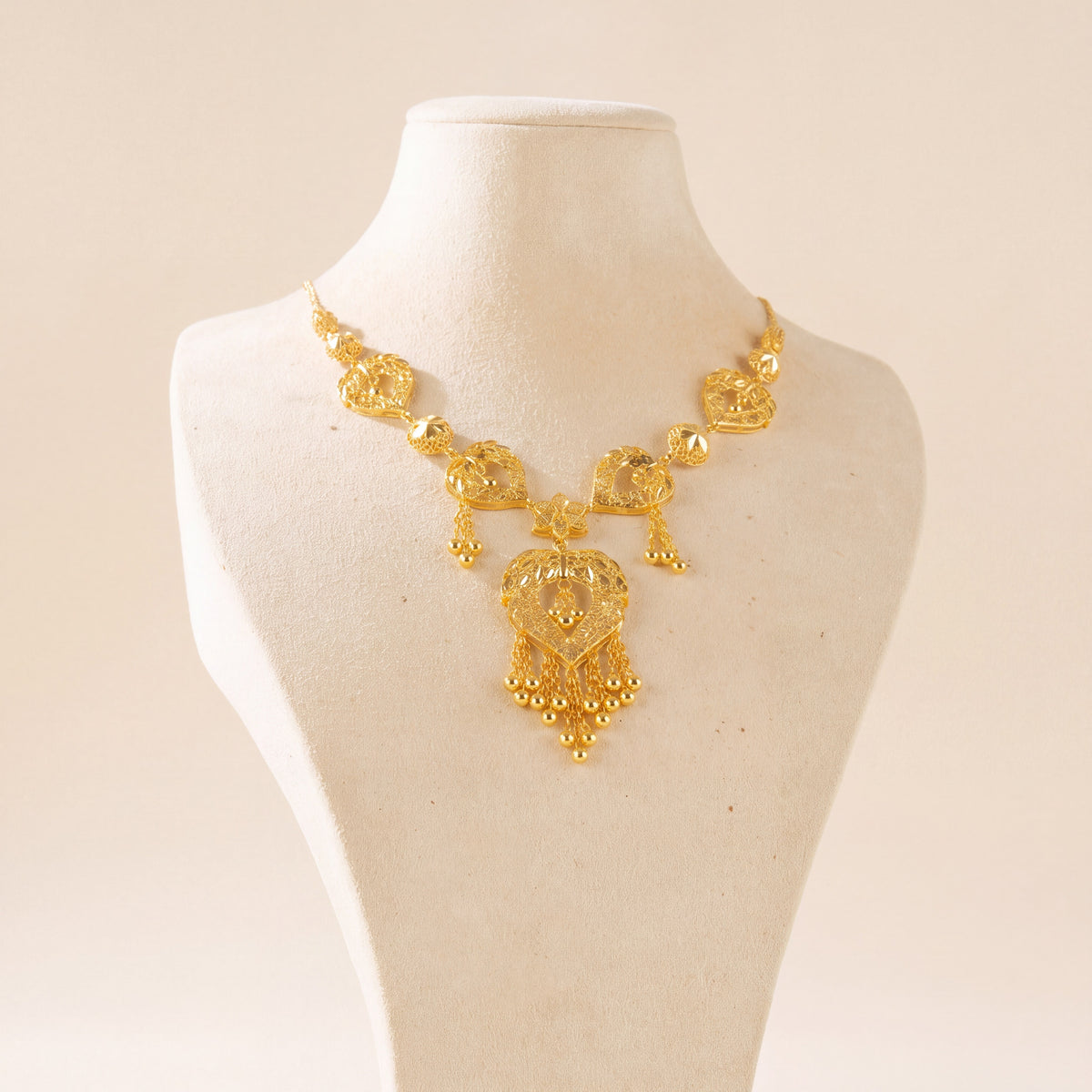 Casting Necklace 14, 925 silver 24K gold plated