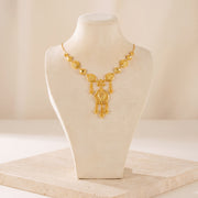 Casting Necklace 17 on travertine