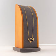 Choker Pendant (D142) - 925 Silver & 24K Gold Plated - Falaq Jewellery Oman