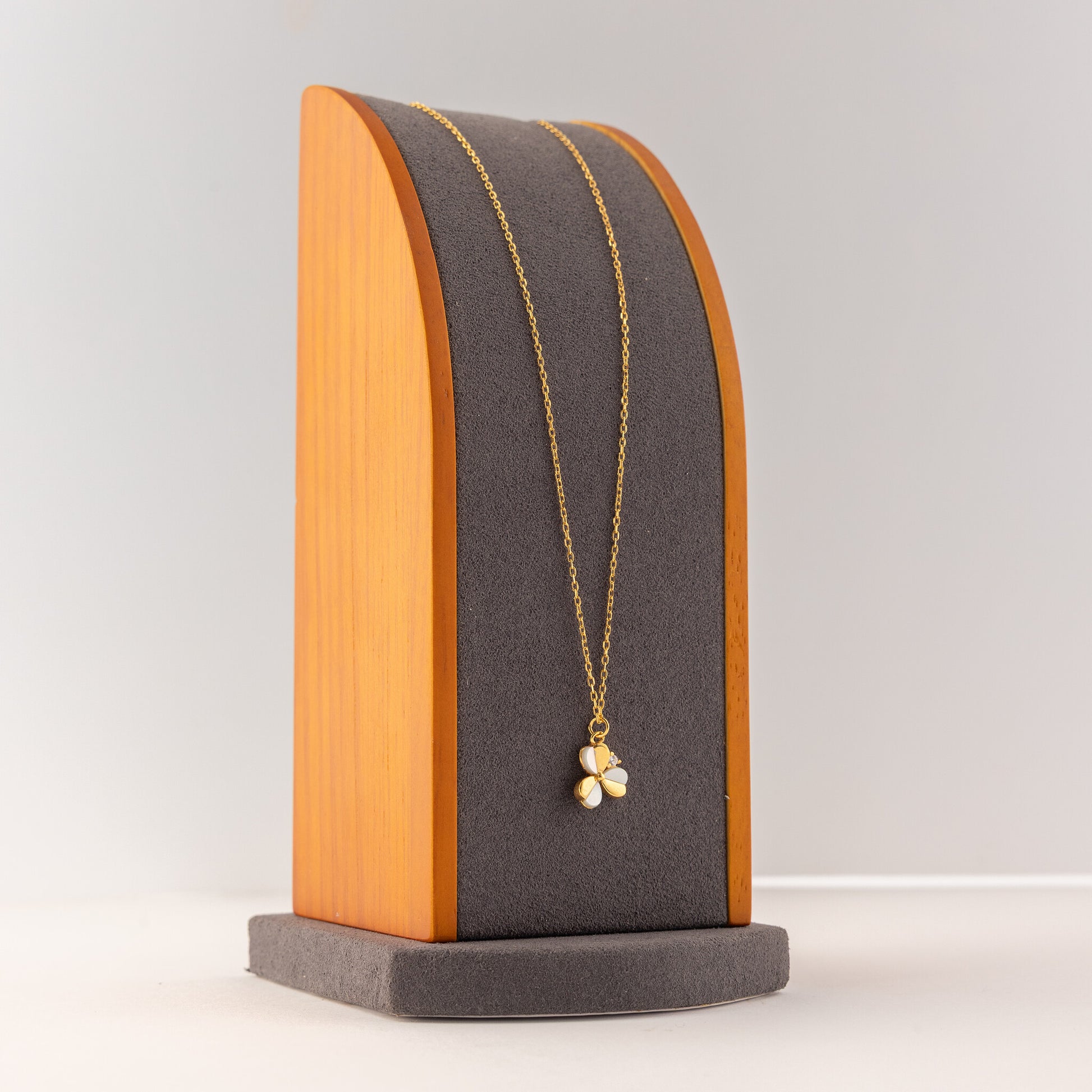 Choker Pendant (D145) - 925 Silver & 24K Gold Plated - Falaq Jewellery Oman