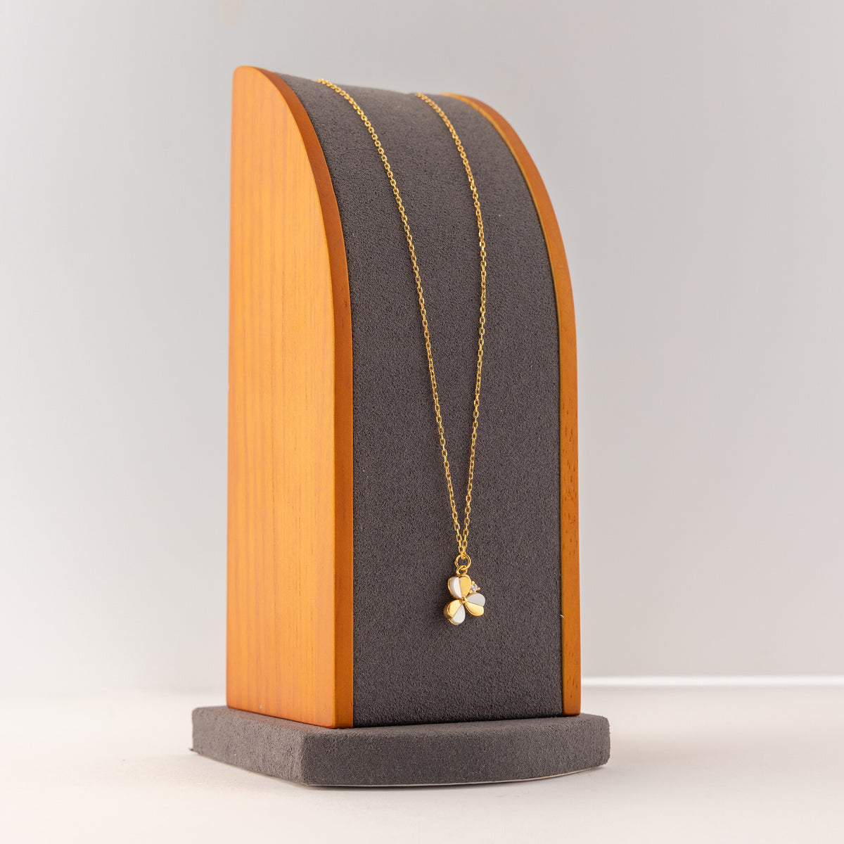 Choker Pendant (D145) - 925 Silver & 24K Gold Plated - Falaq Jewellery Oman