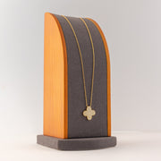 Choker Pendant (D147) - 925 Silver & 24K Gold Plated - Falaq Jewellery Oman