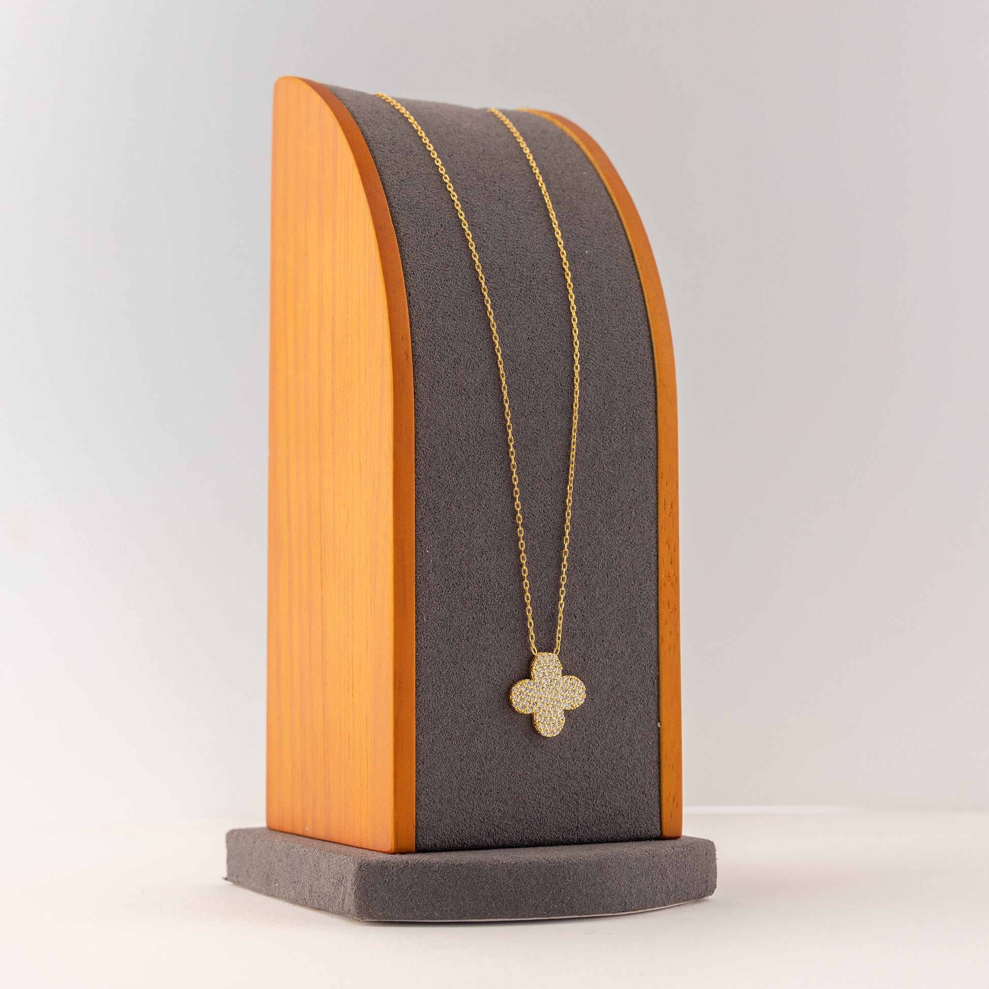 Choker Pendant (D147) - 925 Silver & 24K Gold Plated - Falaq Jewellery Oman
