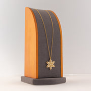 Choker Pendant (D149) - 925 Silver & 24K Gold Plated - Falaq Jewellery Oman