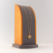 Choker Pendant (D167) - 925 Silver & 24K Gold Plated - Falaq Jewellery Oman