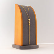 Choker Pendant (D172) - 925 Silver & 24K Gold Plated - Falaq Jewellery Oman