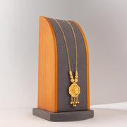 Diamond Cutt Octa Mala (D1) - 925 Silver & 24K Gold Plated - Falaq Jewellery Oman