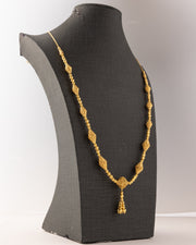 Full Beads Mala (D33) - 925 Silver & 24K Gold Plated - Falaq Jewellery Oman