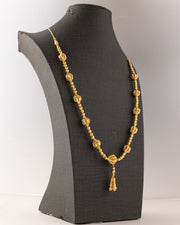 Full Beads Mala (D35) - 925 Silver & 24K Gold Plated - Falaq Jewellery Oman