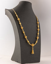 Full Beads Mala (D36) - 925 Silver & 24K Gold Plated - Falaq Jewellery Oman