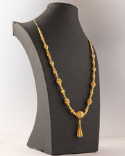 Full Beads Mala (D37) - 925 Silver & 24K Gold Plated - Falaq Jewellery Oman
