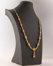 Full Beads Mala (D39) - 925 Silver & 24K Gold Plated - Falaq Jewellery Oman