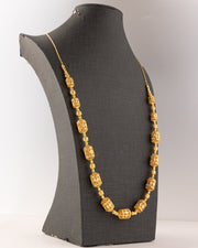 Full Beads Mala (D42) - 925 Silver & 24K Gold Plated - Falaq Jewellery Oman