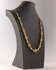 Full Beads Mala (D45) - 925 Silver & 24K Gold Plated - Falaq Jewellery Oman