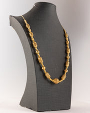 Full Beads Mala (D47) - 925 Silver & 24K Gold Plated - Falaq Jewellery Oman