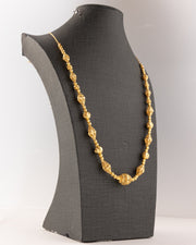Full Beads Mala (D49) - 925 Silver & 24K Gold Plated - Falaq Jewellery Oman