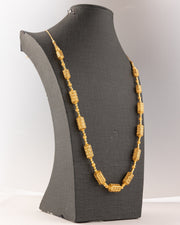 Full Beads Mala (D50) - 925 Silver & 24K Gold Plated - Falaq Jewellery Oman