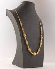 Full Beads Mala (D51) - 925 Silver & 24K Gold Plated - Falaq Jewellery Oman