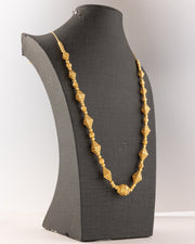 Full Beads Mala (D52) - 925 Silver & 24K Gold Plated - Falaq Jewellery Oman