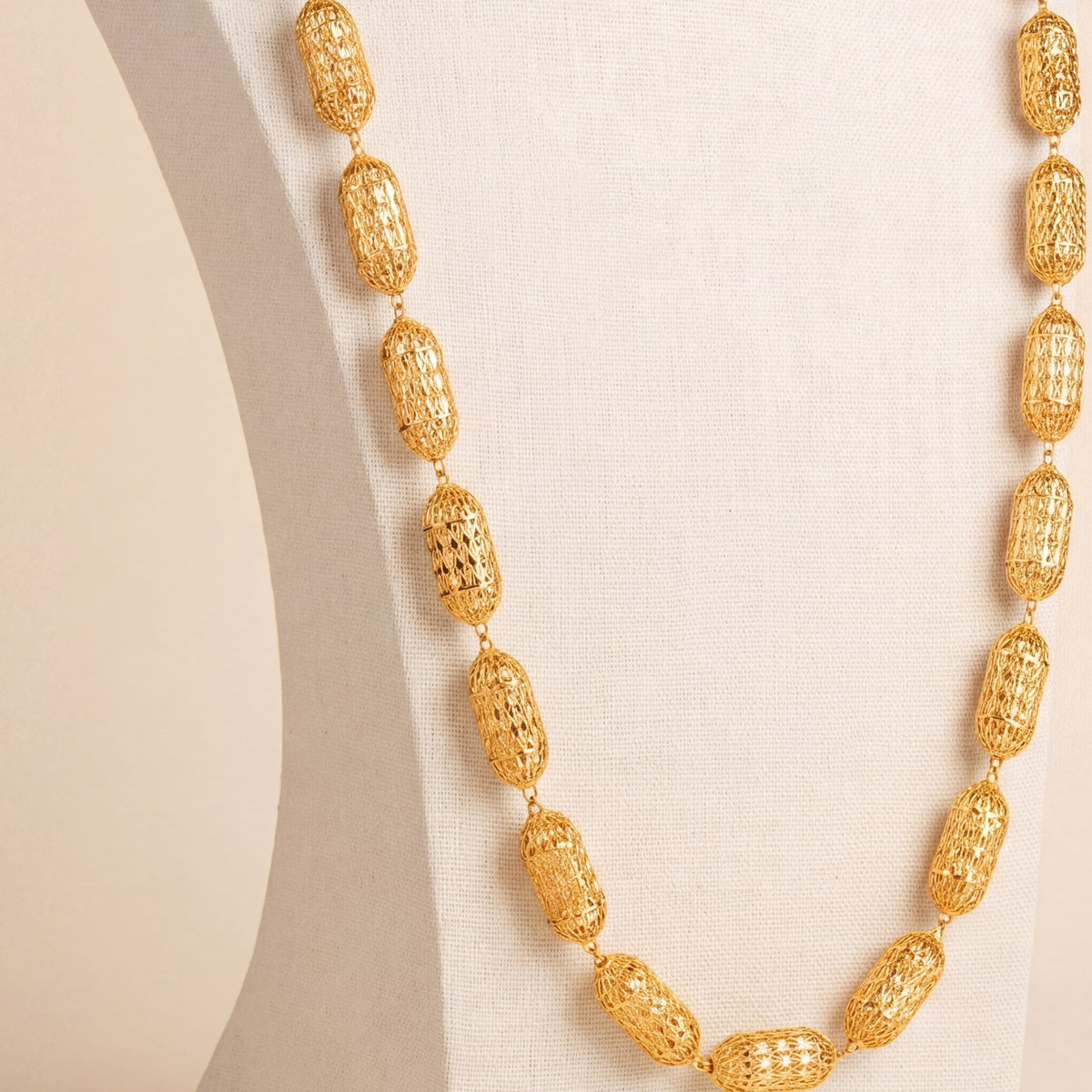 Full Beads Mala Necklace 19 design detail