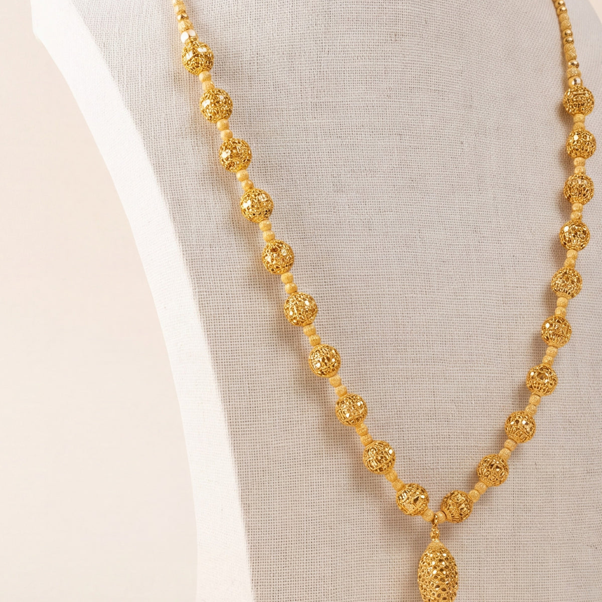 Full Beads Mala Necklace 30 design detail